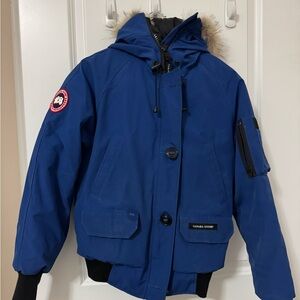 Canada Goose chilliwack Blue bomber jacket small